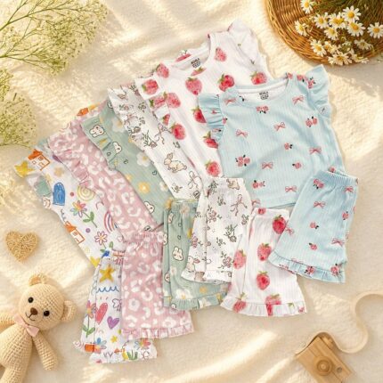 تاپ شلوارک پرنسسی کوالا 🍓🎀🦋🌈